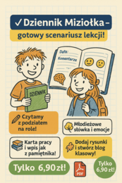 Lekcja z języka polskiego. Temat: Dzień po dniu. (Dynastia Miziołków, Dziennik)