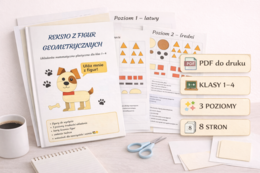 Reksio z figur geometrycznych