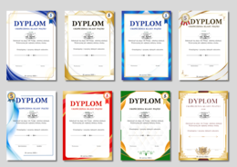 Dyplomy ukończenia  klasy 5