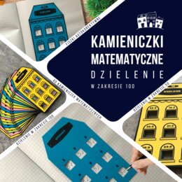 Kamieniczki matematyczne - tabliczka dzielenie w zakresie 100