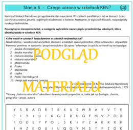 Komisja Edukacji Narodowej - stacje zadaniowe