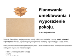 Karta pracy pokój ucznia