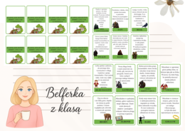 Zgadnij, kim jestem! - karty do gry/ pracy do lektury "Hobbit, czyli tam i z powrotem"