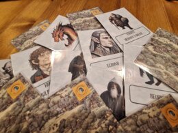 Wielofunkcyjne karty ról, karty do pracy w grupach, "Hobbit, czyli tam i z powrotem"