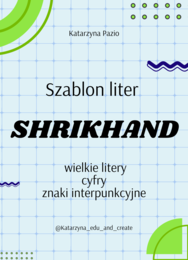 Szablon liter – shrikhand – wielkie
