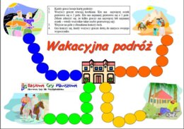 Wakacyjna podróż – Gra planszowa