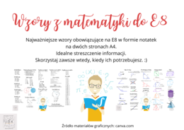 Wzory do Egzaminu Ósmoklasisty z matematyki