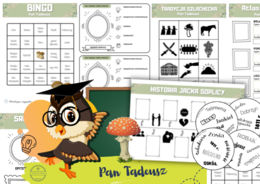 Pan Tadeusz. Pakiet materiałów. Karty pracy. Gry. Ikonki