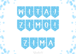 GIRLANDA - ZIMA, WITAJ ZIMO!