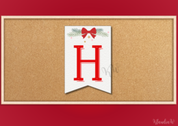 Girlanda „Wesołych Świąt Bożego Narodzenia!”