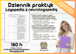 Dziennik praktyk 180h Logopedia z neurologopedią w PPP