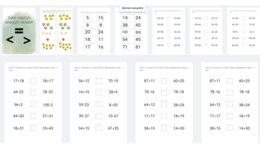 Większy mniejszy równy - w zakresie 100 obliczenia