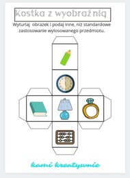 Kostka z wyobraźnią - zabawa twórcza