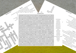 "SYZYFOWE PRACE" – krzyżówka, wykreślanka – lektury obowiązkowe kl.7-8