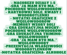 Zestaw chemia klasa 8 - pomoce dydaktyczne
