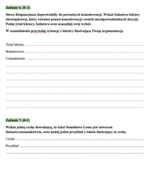 ARKUSZ EGZAMINACYJNY z języka polskiego (2026)