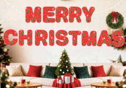 🎄 Świąteczny zestaw dekoracji – Baner „Merry Christmas” | 2 wersje kolorystyczne+ grafiki! 🎄