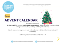 ADVENT CALENDAR - Kalendarz Adventowy A1