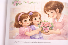 Róża, Jagoda i koszyk dla mamy – opowiadanie obrazkowe