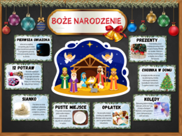 Gazetka BOŻE NARODZENIE - stajenka grafika XXL