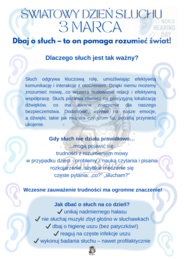 Plakat - Światowy Dzień Słuchu