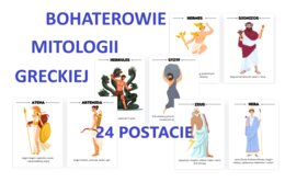 Bohaterowie mitologii greckiej, gazetka