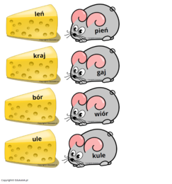 Polowanie na rymy – utrwalanie czytania