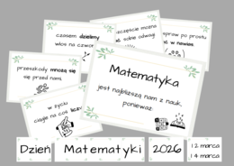 Dzień Matematyki - gazetka