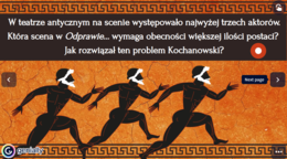 Odprawa posłów greckich - cykl lekcji