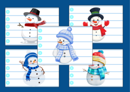 DZIEŃ BAŁWANA – Dzień Bałwanka – zima – puzzle – biblioteka – świetlica – przedszkole – 10 wersji