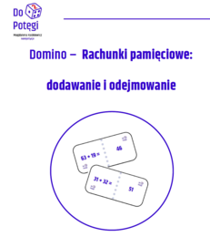 Domino – Rachunki pamięciowe: dodawanie i odejmowanie