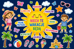 Niech te wakacje będą… – gazetka szkolna na zakończenie roku