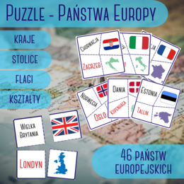 Puzzle - Państwa Europy