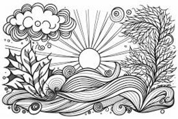 Kolorowanki z częściami mowy