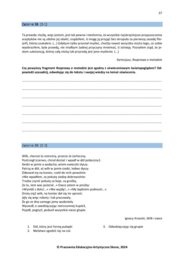 Matura od 2025. Język polski. Test historycznoliteracki (ćwiczenia)