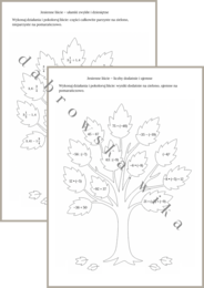 Jesienne liście – zestaw kart pracy