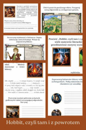 Klucz do angażujących lekcji- stacje zadaniowe do lektury ,,Hobbit, czyli tam i z powrotem"