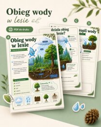 Obieg wody w lesie