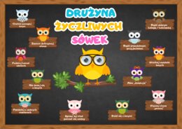 DRUŻYNA ŻYCZLIWYCH SÓWEK - zestaw materiałów