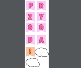 TU ZACZYNA SIĘ PRZYGODA! Girlanda na nowy rok szkolny