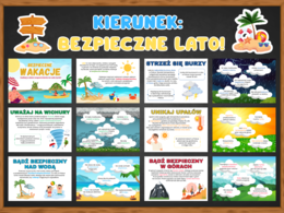 Zestaw materiałów edukacyjnych - BEZPIECZNE WAKACJE