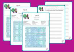 POWRÓT DO SZKOŁY – wykreślanka – ortografia – ćwiczenia redakcyjne - szkoła