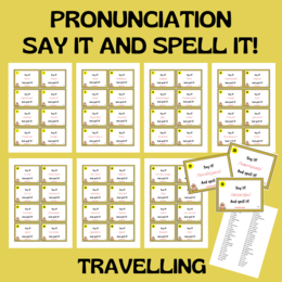 TRAVELLING PRONUNCIATION CARDS