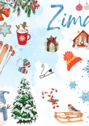 Plakat w formie XXL- Zima