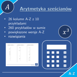Arytmetyka sześcianów | matematyka | 26 kolumn