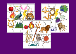 MITY GRECKIE - mitologia - – puzzle – ikonki