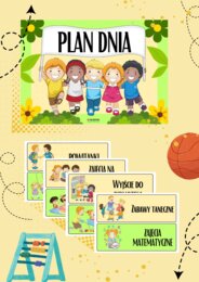 PLAN DNIA ORGANIZACJA DNIA PRZEDSZKOLE ŻŁOBEK