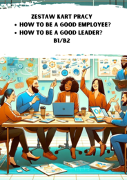 Zestaw Business English. 2 lekcje: 1.How to be a good employee? 2. How to be a good leader? B1/B2 Karty Pracy. Worksheet