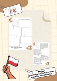 Motyw patriotyzmu, bohaterstwa + odpowiedzi egzamin ósmoklasisty, język polski
