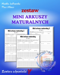 Pakiet 3 mini arkuszy maturalnych z matematyki